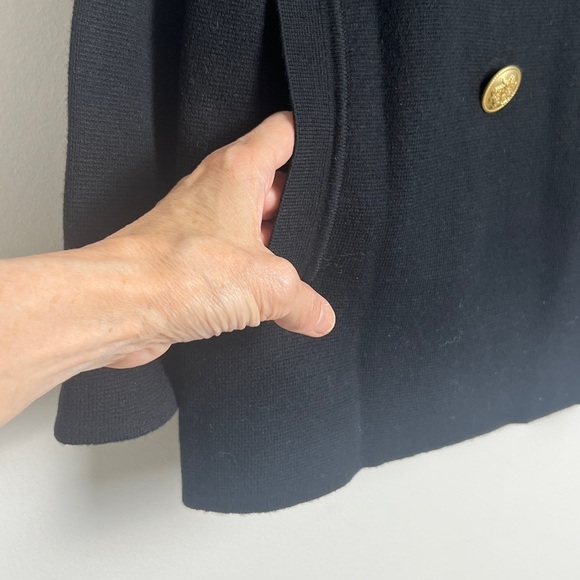 NEW J. Crew Women's Black Size XS Warwick Wool Cotton Blend Sweater Blazer Coat - Picture 10 of 15